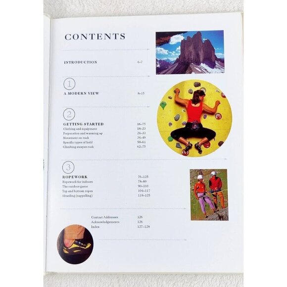 Book - The Beginner's Guide to Rock Climbing, by Malcom Creasey Published 2000 - Picture 7 of 14